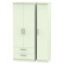 Contrast Tall 3 Door 2 Drawer Wardrobe Contrast Tall 3 Door 2 Drawer Wardrobe